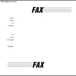 Fax Cover Letter MS Word Template Free Download