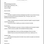 Financial Aid Appeal Letter Template Word Doc