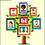 Flat Photo Family Tree Template Printable