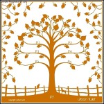 Floating Traditional Family Tree Art