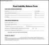 Food Liability Release Form