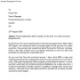 Formal Application Letter