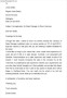 Formal Business Letter