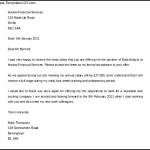 Formal Letter of Acceptance for Job Editable Doc