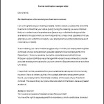 Formal Notice Letter PDF Download