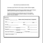 Format Of Employment Authorization Form