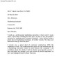 Format Of Marketing letter