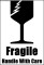 Fragile Sign Template