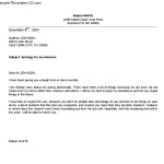 Free Apology Letter to Teacher