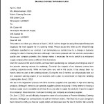 Free Download Business Contract Termination Letter Template
