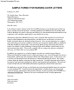 Free Download PDF Nursing Cover Letter Example