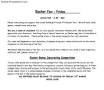 Free Easter Bunny Letters Print