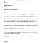 Free Editable Business Request Letter Template Sample