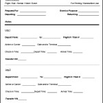 Free Printable Cruise Itinerary Template