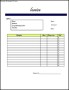 Free Printable Service Invoice  Template