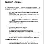 Free Printable Simple CV Template