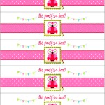 Free Printable Water Bottle Label Template Baby Shower
