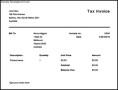 Free Tax Invoice Template Australia