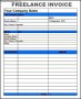 Freelance Invoice Template Free