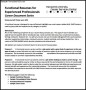 Functional CV Template Free