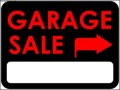 Garage Sale Sign Template
