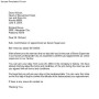 General Confirmation Letter