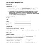 General Media Release Form