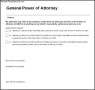 General Power of Attorney Form Download