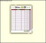 Gift List Christmas Template PDF Printable