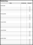 Goal Setting Form Template