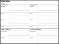 Health Goals Template