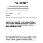 Health Information Fax Cover Letter PDF Free Download