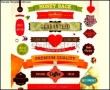 Hearts and Valentine’s Day Label