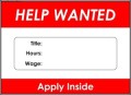 Help Wanted Sign Template