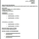High School Resume Example