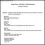 High School Resume Template
