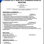 Human Service Worker Resume