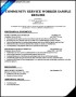 Human Service Worker Resume