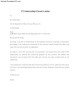 IT Internship Cover Letter