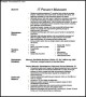 IT Project Manager Resume
