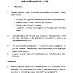 Intellectual Property Policy Template