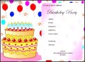 Invitation Cards with Photo Template