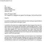 Job Grievance Letter