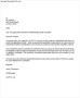 Job Rejection Letter Word