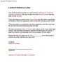 Landlord Reference Letter Download