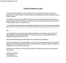Landlord Reference Letter PDF