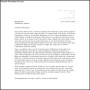 Latex Cover Letter PDF Format Template Free Download