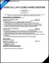 Law Office Clerk Resume Sample