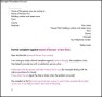 Legal Formal Complaint Letter Template PDF Printable