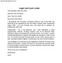 Legal Job Cover Letter Example